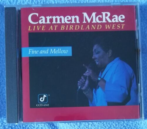 Carmen Mcrae Cd Live At Birdland West Fine And Mellow