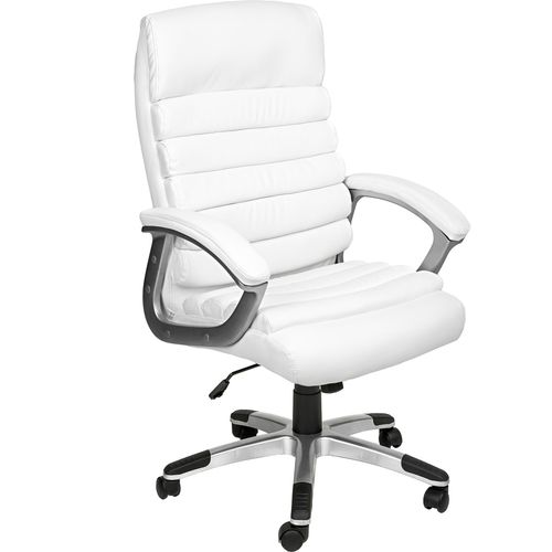 Fauteuil De Direction Rembourrage Ondul? - Blanc