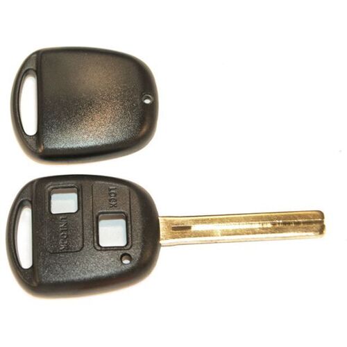 Coque + Clé Plate (7x47mm)- Deux Boutons - Toyota Verso 08/1995-10/2012