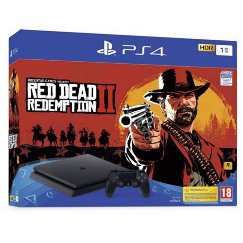Sony Playstation 4 Slim Red Dead Redemption 2 Bundle 1 To