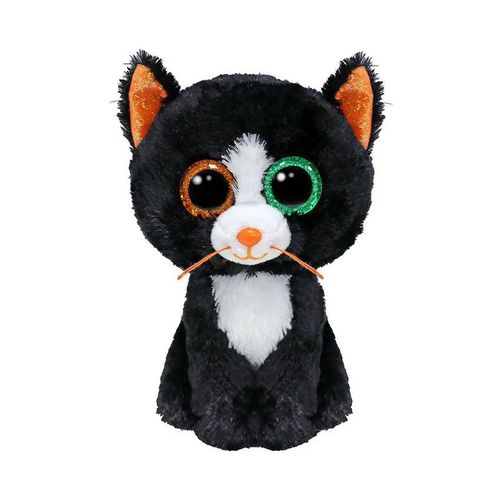 Peluche Beanie Boo's 15 cm Luna le chat noir - Noir