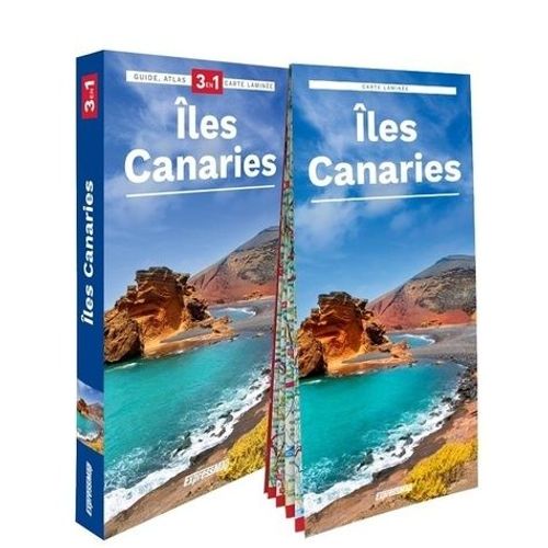 Ile Canaries - Guide + Atlas + Carte Laminée 1:150 000