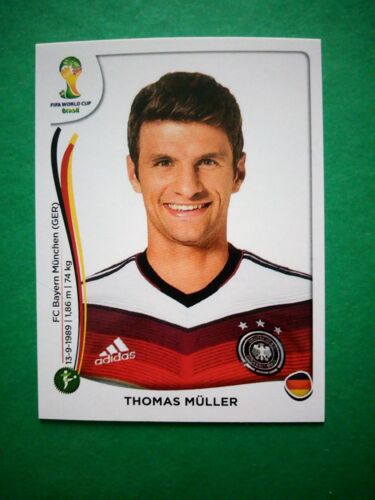 Thomas Müller 505 - Allemagne - Stickers Fifa World Cup Brasil 2014 - Panini