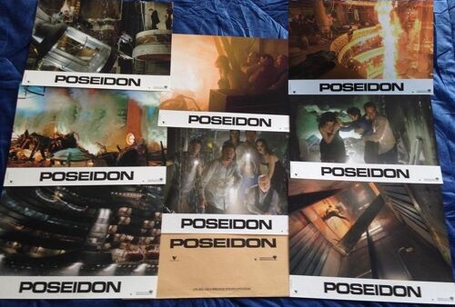 Poséidon - Jeu De 8 Photos D'Exploitation Cinématographique - Format 21x28 Cm - Un Film De Wolfgang Petersen Avec Kurt Russell, Josh Lucas, Richard Dreyfuss, Jacinda Barrett, Emmy Rossum - 2006
