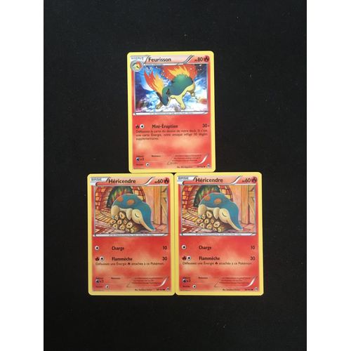 2x Héricendre + Feurisson (Pokemon)