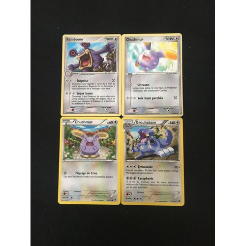 2x Chuchmur + Ramboum + Brouhabam (Pokemon)