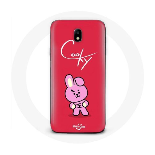 Coque Pour Samsung Galaxy S5 Bts Bangtan Garçons Bt21 Cooky Fond Rouge