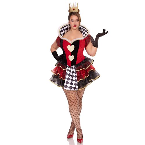Déguisement Reine De C?Ur Sexy Grande Taille Femme - Taille: Xl/2xl (48-52)
