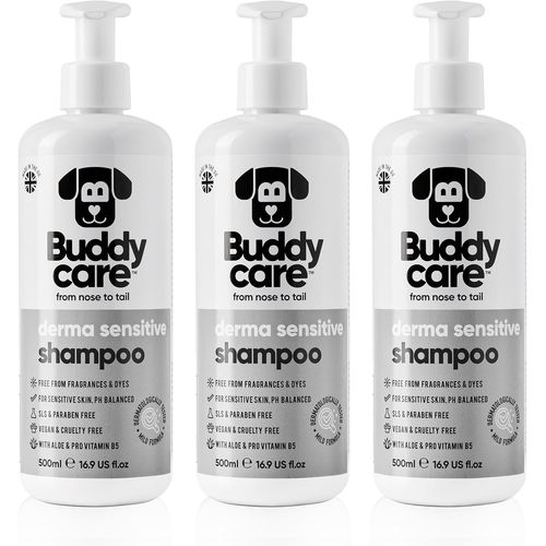 Shampooing Dermo-Sensible Par - Shampooing Pour Chiens À Peau Sensible - Avec De L'aloe Vera Et De La Provitamine B5 (500ml X3)