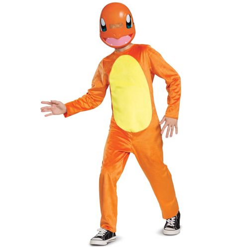 Déguisement Salamèche Pokémon Classique Enfant - Taille: 7 - 8 Ans (124 - 136 Cm)
