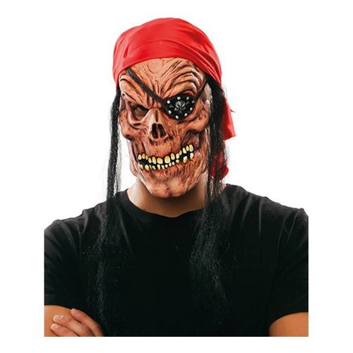 Masque De Pirate Zombie Avec Un Mouchoir (Taille Unique Adulte)