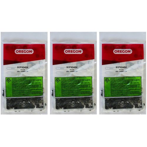 Lot de 3 chaînes OREGON 45 maillons - Référence : 91PX045X