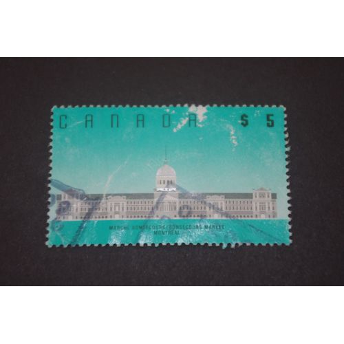 Timbre Canada $5 Marché Bonsecours Market Montréal