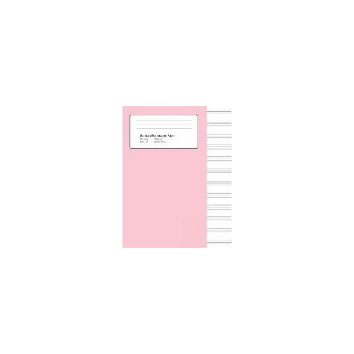 Standard Manuscript Paper: Pink Cover Blank Sheet Music Notebook