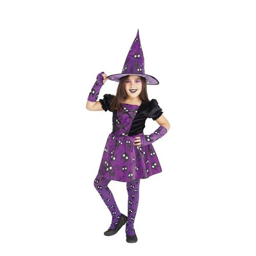 Déguisement Sorcière Mininos Violette Fille
