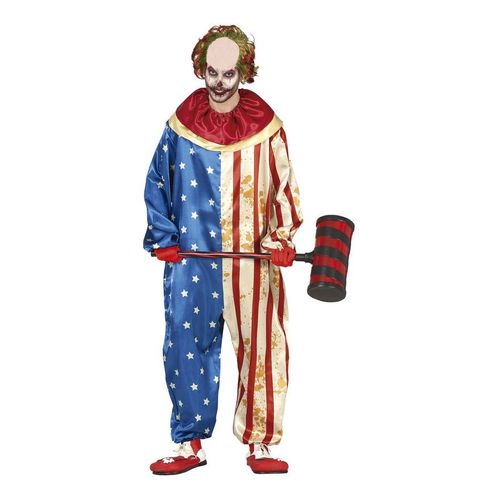Déguisement Clown Patriote Sinistre Homme