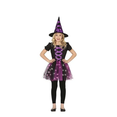 Costume De Sorcière Avec Lumières Led Pour Filles