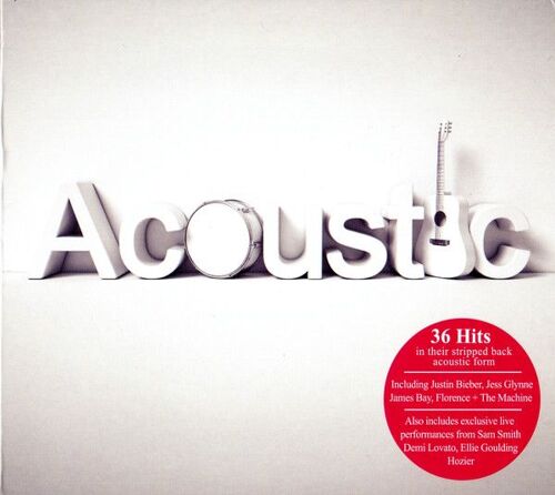 Acoustic - 36 Hits In Their Stripped Back Acoustic Form - Justin Bieber , Jess Glynne , James Bay ; Florence + The Machine - Digipack Double Cd - 36 Titres