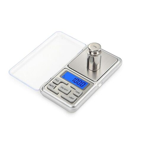 Balance Électronique Avec Écran Lcd Pour Cuisine, Mini Balance Numérique De Poche, 100/200/300/500g X 0,01/Haute Précision 200g-0,01g