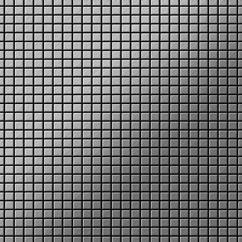 Mosaïque métal massif Carrelage Acier inoxydable brossé gris Grosseur 1,6mm ALLOY Glomesh-S-S-B 1,07 m2