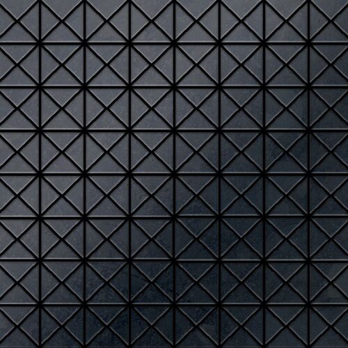 Mosaïque métal massif Carrelage Acier brut laminé gris Grosseur 1,6mm ALLOY Deco-RS 1 m2
