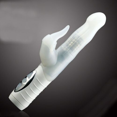 Nouveau Femelle Masturbation Blanc Grand 20 Vitesse Imperméable À L'eau De Lapin Vibrateurs G Spot Gode Vibateur Adulte Sex Toys