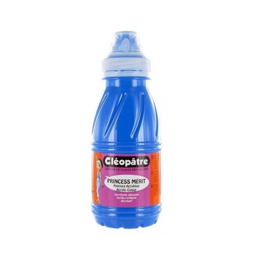 Cléopâtre Peinture Acrylique Princess Mérit Bleu Primaire 250 Ml