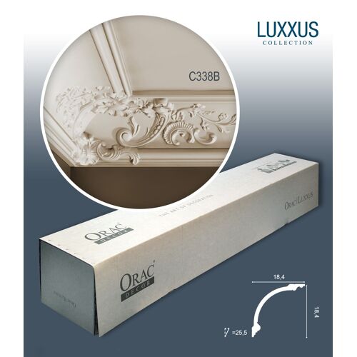 Orac Decor C338B LUXXUS 1 carton complet 6 Corniches Moulures Cimaises 12m