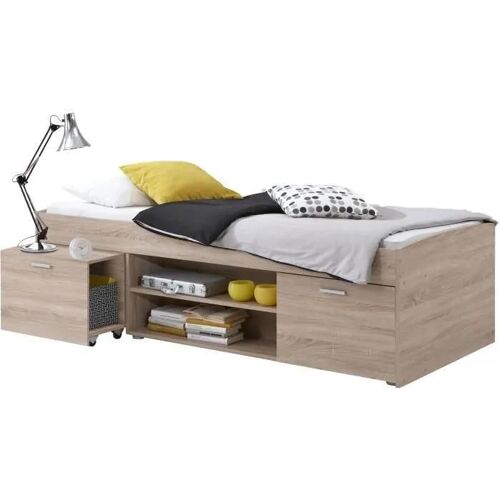 Lit avec rangements 90x200
