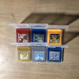 Pokémon rouge, bleu, jaune, or, argent et cristal Game boy