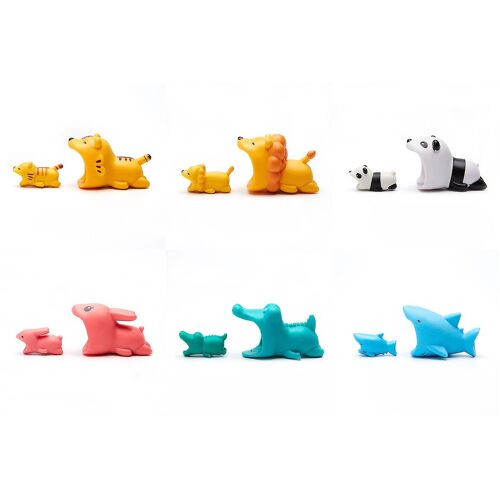 Cartoon Animal Cable Manchons de protection Pvc Cute Creative Data Cable Protector