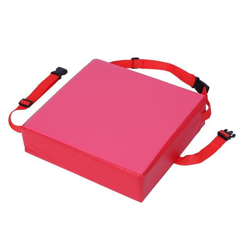 Réglable Chaise De Salle À Manger Coussin D'appoint Enfants Enfants Chaise Haute Seat Pad (Surface Supérieure Rouge) 1pc