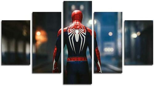 Impressions Spiderman PS toile peinture salon décoration de la maison toile art mur affiche pouces x pouces 200 x 100 cm. (sans cadre)