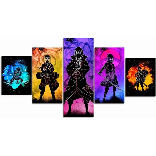 Affiche d'anime japonais CanvaWall Art HD, images imprimées pour salon, chambre à coucher, décor de salle de jeux 100 x 55 cm. (sans cadre)