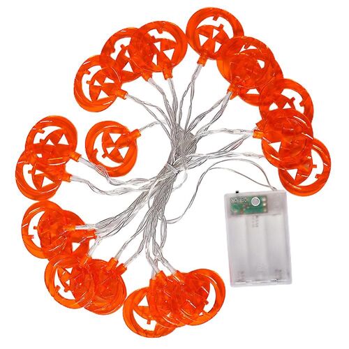 Halloween Pumpkin String Lights Thanksgiving 3d Lanterne Orange Lights pour les décorations de festival en plein air intérieur