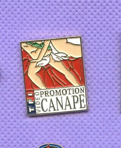 Rare Pins Television Tf1 Promotion Canape J302
