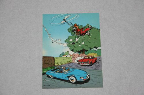 Tresors Du Journal De Spirou Carte Postale N° 35 Illustration De Couverture Pour Le 53e Album Du Journal Par Andre Franquin Editions Dupuis 1986 Format 100 X 147 Mm En Tres Tres Bon Etat Comme Neuf