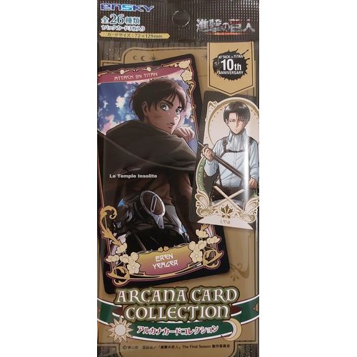 Booster Ensky Attack On Titan Arcana Card Collection - Edition Japonaise