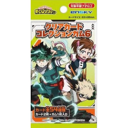 Booster Ensky My Hero Academia Clear Card - Importation Japonaise