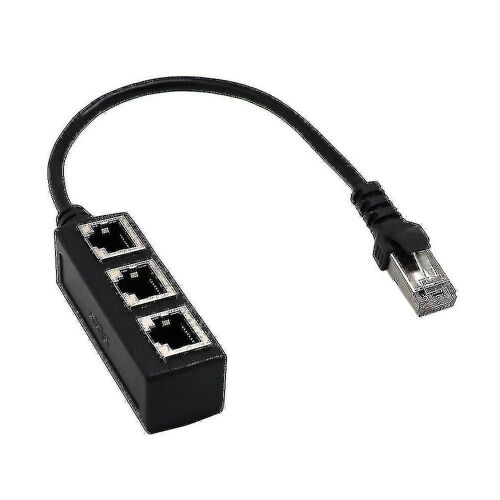 Rj45 Etet Adaptateur de séparateur de câble Etet Splitter 1 à 3 Adaptateur de câble