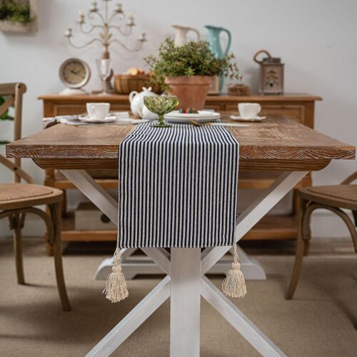 Fall Table Runner 90 Pouces De Long Pour Fall Dcor, 100% Coton Thanksgiving Table Runner Pour Les Décorations D'automne Pour La Maison, Table Runner Fall Ou Boho Table R