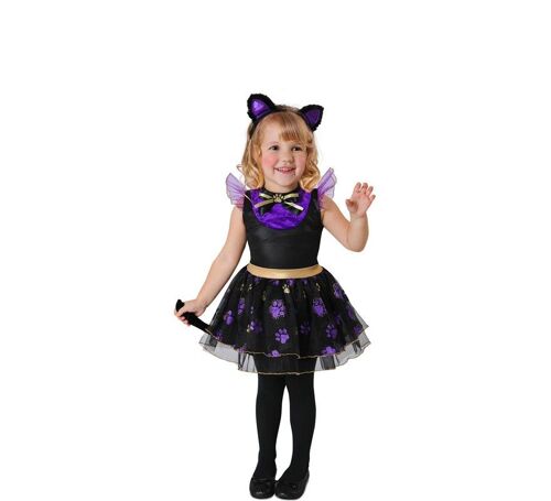 Déguisement De Petite Chatte Violette Pour Fille Et Bébé (Taille 1-2a)