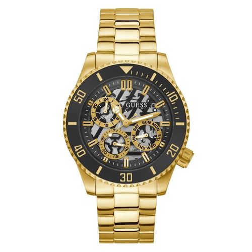 Guess Axle Montre Multifonction Homme Acier Doré Gw0488g2