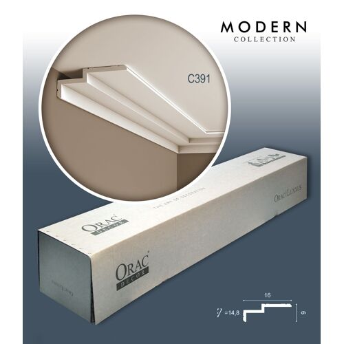 Orac Decor C391 MODERN STEPS 1 carton complet 10 Corniches Moulures Cimaises 20 m