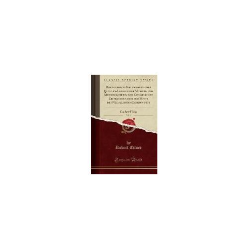 Eitner, R: Biographisch-Bibliographisches Quellen-Lexikon De