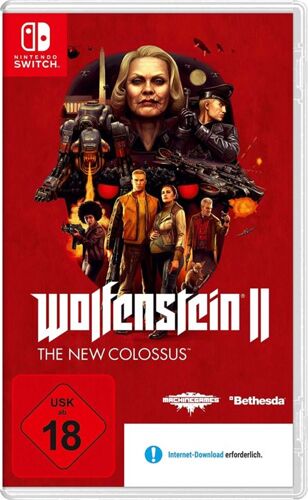 Nintendo Switch Wolfenstein Ii: The Colossus Usk 18 Import Allemand