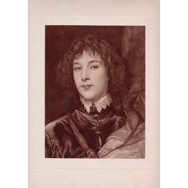 Portrait De Lord Warthon Par Van Dick