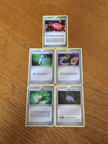 Fossile Griffe Pv40 + Pluspower + Herbe Sauveuse + Passe-Passe + Potion (Pokemon)
