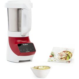 Moulinex Soup & Plus LM924500 - Bol mixeur blender - 2 litres - blanc/rouge