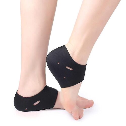 Heel Cups Protector Silicone Hydratant Pied Craquelé Dur Peau Sèche Coussin Coussin